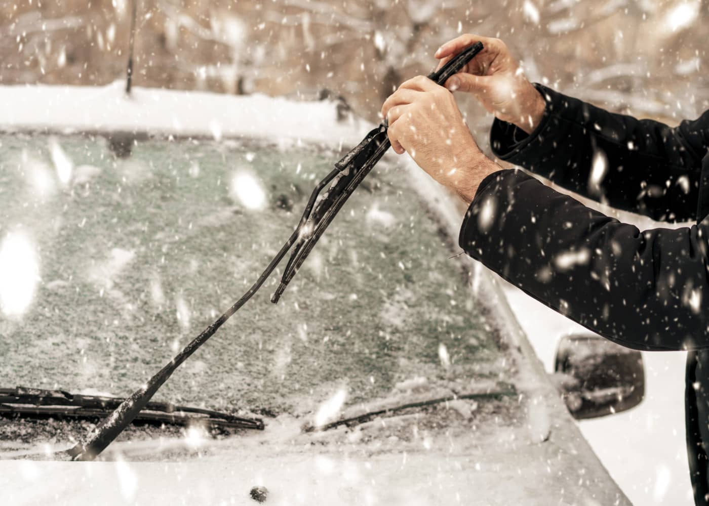 entretien voiture hiver essuie-glaces