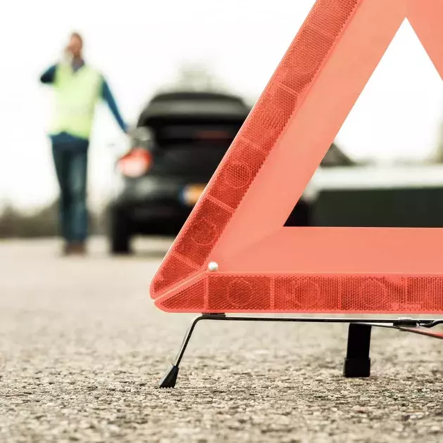 panne triangle sécurité