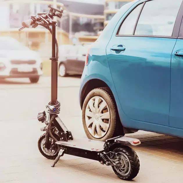 vloeiende en flexibile mobiliteit elektrische step auto