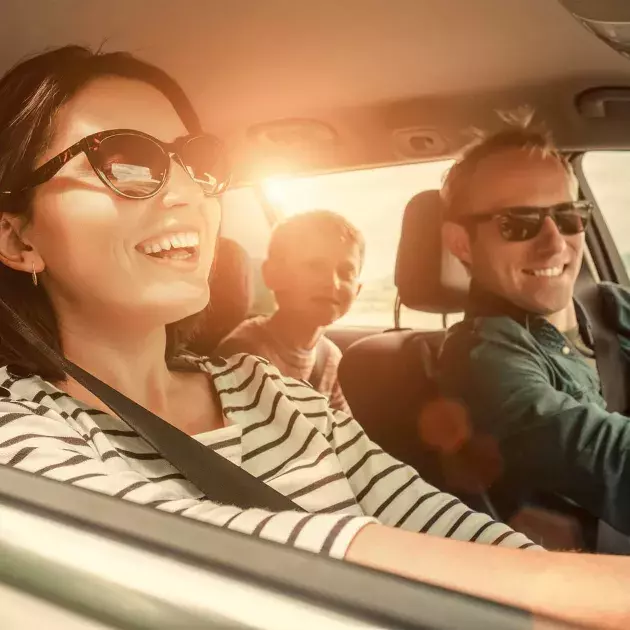 famille voiture vacances