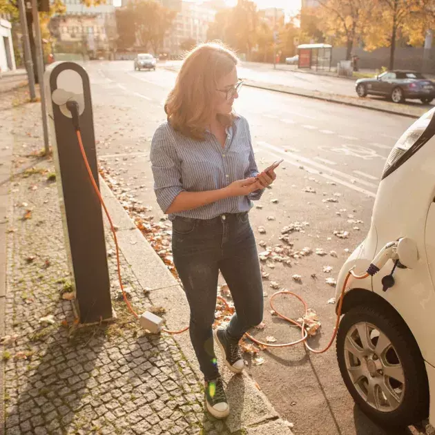 smartphone app chargement voiture électrique